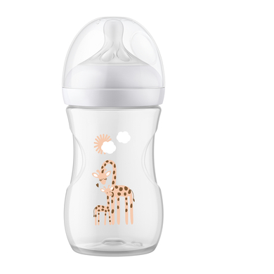 Philips Avent Babyflasche SCY903/66 Natural Response Neutral Giraffen 260ml von Philips Avent