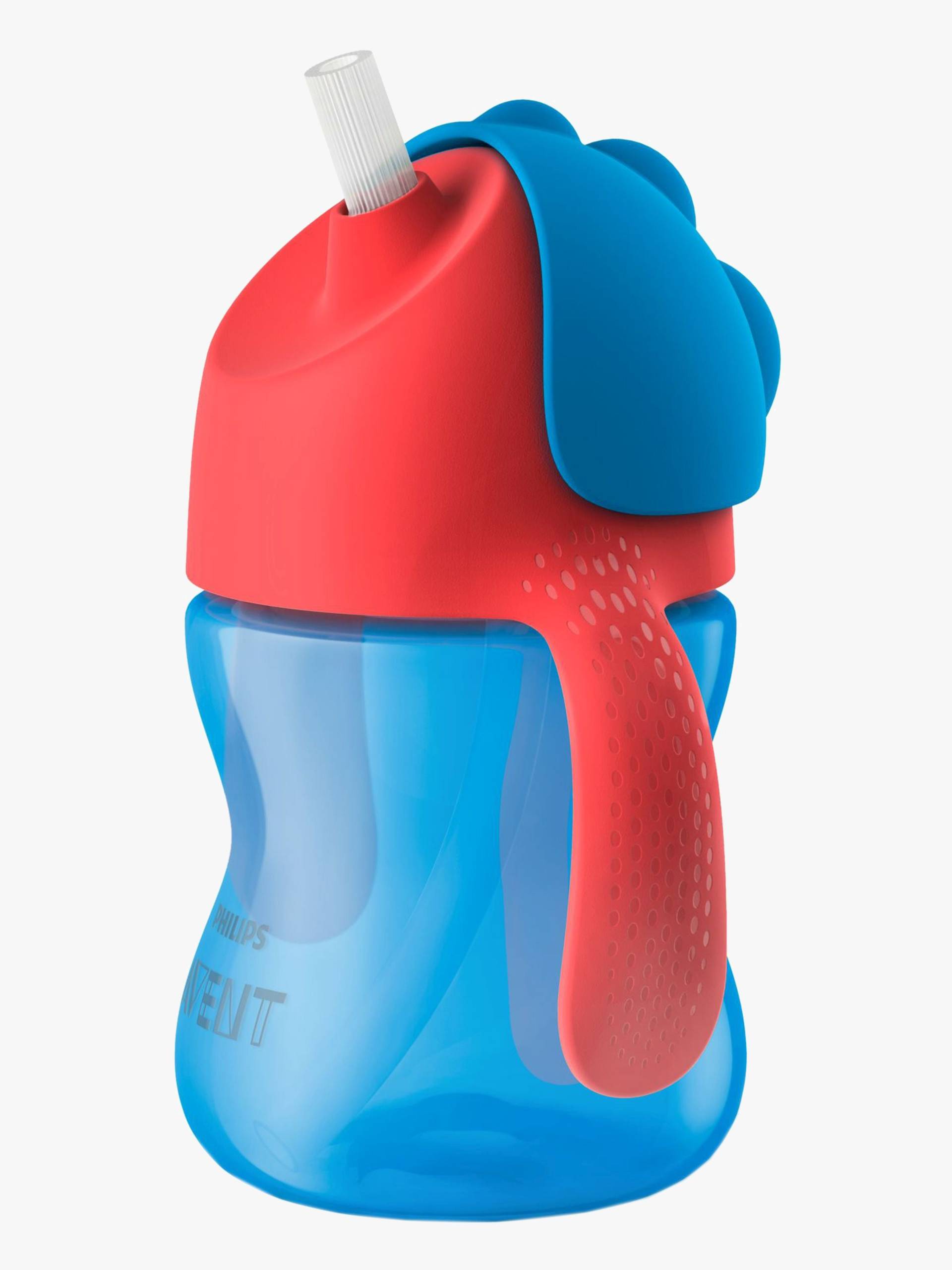 Philips Avent Becher mit Strohhalm und Griff 200ml, Blau/Rot Philips Avent Becher mit Strohhalm und Griff 200ml, Blau/Rot von Philips Avent