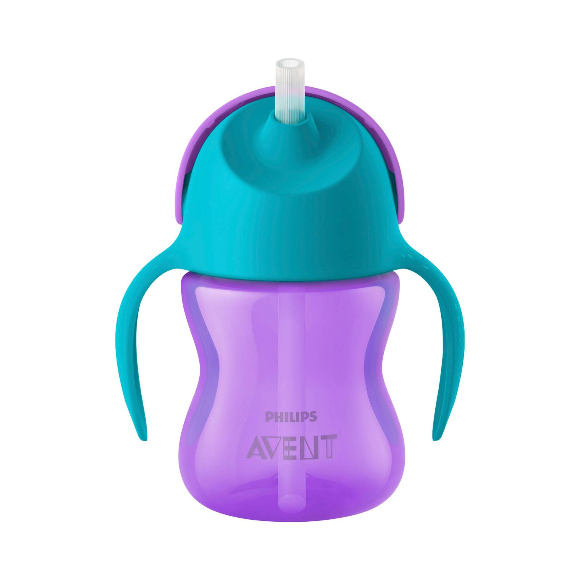 Philips Avent Trinklernbecher mit Strohhalm, SCF796/02, 200ml, 9-12M von Philips Avent