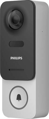 Philips WelcomeEye LINK Video-Türsprechanlage WLAN Komplett-Set Grau-Schwarz von Philips