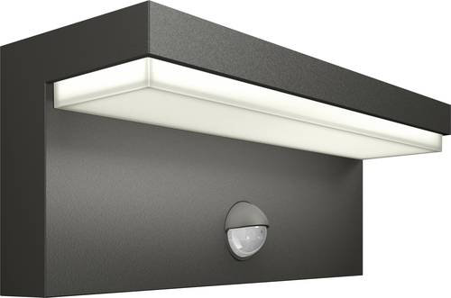 Philips Lighting Bustan 8720169257399 LED-Außenwandleuchte mit Bewegungsmelder LED 3.8W Anthrazit von Philips Lighting