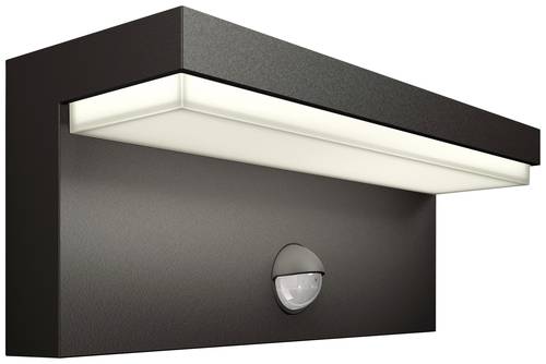 Philips Lighting Bustan 8720169257412 LED-Außenwandleuchte mit Bewegungsmelder LED 3.8W Anthrazit von Philips Lighting