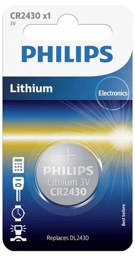 Philips Knopfzelle CR 2430 3V 1 St. Lithium Minicells von Philips