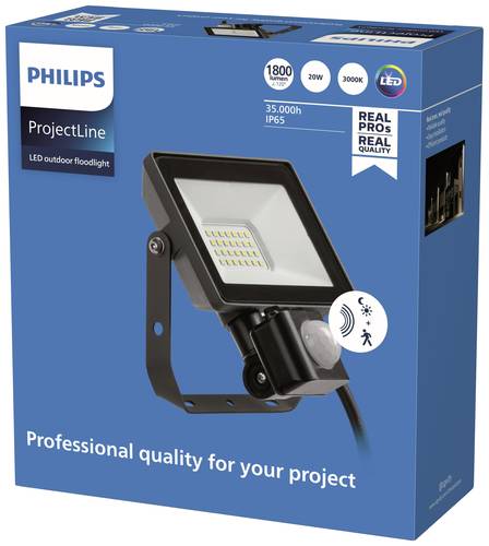 Philips Lighting ProjectLine 8719514954427 LED-Flutlichtstrahler 20W Warmweiß von Philips Lighting