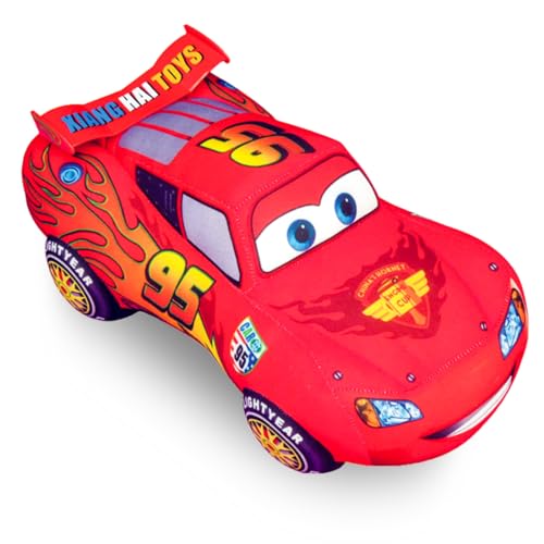 Philoctes Anime Cars Plüschfigur, 25 cm Cars Plüsch Puppe, Auto Plüschtier, Cars Kuscheltier, Cars Plush Toy Plüschtier Geschenk für Kinder von Philoctes