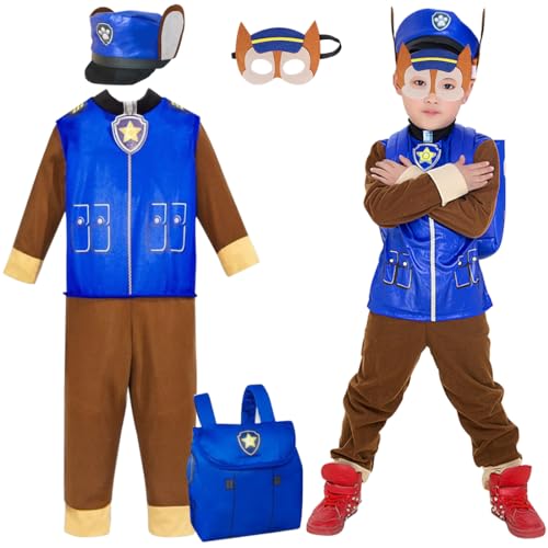 Philoctes Kinderkostüm Overall und Maske Kostüme Motto-Party, Karneval Fasching Halloween Cosplay für3-5Jahre,Körpergröße 90-105cm von Philoctes