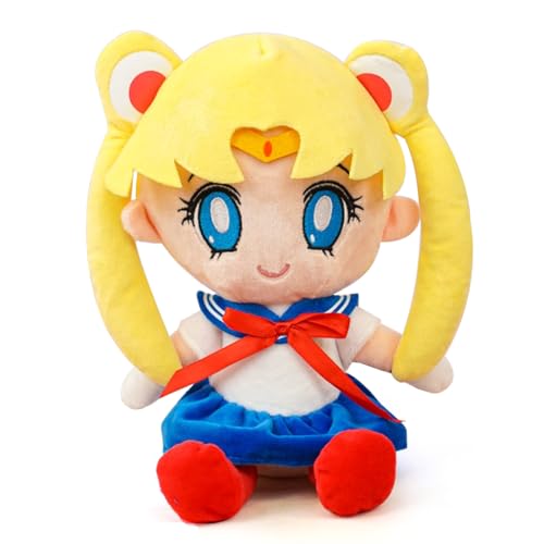 Philoctes Plüsch Kuscheltier für Kinder 25 cm Anime Plüschtier Tsukino Usagi Anime-Plüschpuppen-Figuren für Kinder und Erwachsene, Mädchen Spielzeug Geschenke (A) von Philoctes