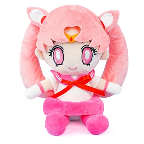 Philoctes Plüsch Kuscheltier für Kinder 25 cm Anime Plüschtier Tsukino Usagi Anime-Plüschpuppen-Figuren für Kinder und Erwachsene, Mädchen Spielzeug Geschenke (B) von Philoctes