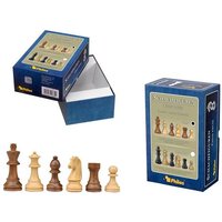 Schachfiguren Artus, Königshöhe 90 mm, gewichtet, in Setup Box Schachfiguren Artus, Königshöhe 90 mm, gewichtet, in Setup Box von Philos