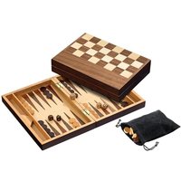 Schach Backgammon Dame Set, Feld 32 mm, Magnetverschluss Schach Backgammon Dame Set, Feld 32 mm, Magnetverschluss von Philos