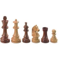 Schachfiguren Sigismund, Königshöhe 78 mm, gewichtet, in Holzbox Schachfiguren Sigismund, Königshöhe 78 mm, gewichtet, in Holzbox von Philos