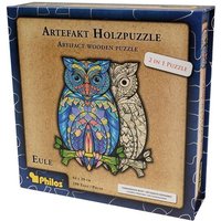 Artefakt Holzpuzzle 2 in 1 Eule, 199 Teile, in magnetischer Klappschachtel Artefakt Holzpuzzle 2 in 1 Eule, 199 Teile, in magnetischer Klappschachtel von Philos