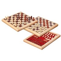 PHILOS 2803 Schach Dame Set, Holzbox, Feld 35 mm von Philos