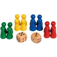 PHILOS 3053 Spielkegel, 24 x 12 mm, mit Würfel von Philos