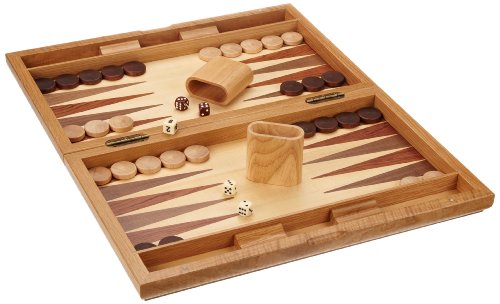 Philos 1126 - Backgammon Milos, große Kassette, Magnetverschluss von Philos