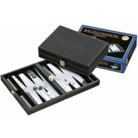 Backgammon Tinos, klein, grau, Kunstleder, magnetisch Backgammon Tinos, klein, grau, Kunstleder, magnetisch von Philos