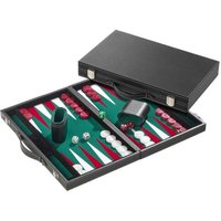 Backgammon grün, medium, Kunstleder Backgammon grün, medium, Kunstleder von Philos