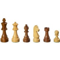 Schachfiguren Arcadius, Königshöhe 95 mm, braun natur, gewichtet, im neutralen Karton Schachfiguren Arcadius, Königshöhe 95 mm, braun natur, gewichtet, im neutralen Karton von Philos