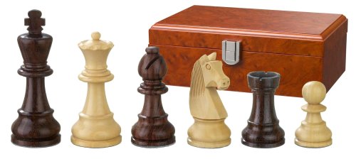Philos 2115 - Schachfiguren Barbarossa, Königshöhe 90 mm, gewichtet, in Figurenbox von Philos