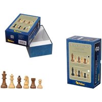 Schachfiguren Artus, Königshöhe 70 mm, gewichtet, in Setup Box Schachfiguren Artus, Königshöhe 70 mm, gewichtet, in Setup Box von Philos