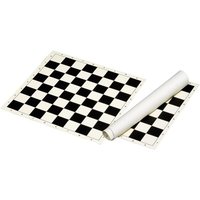 Schachbrett rollbar, Feld 50 mm, aus Kunststoff, schwarz creme Schachbrett rollbar, Feld 50 mm, aus Kunststoff, schwarz creme von Philos