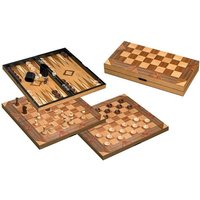 Schach Backgammon Dame Set, Feld 43 mm Schach Backgammon Dame Set, Feld 43 mm von Philos