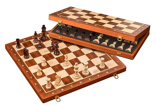 Philos 2611 - Schach, Schachspiel, Schachkassette, Feld 50 mm, Königshöhe 90 mm von Philos