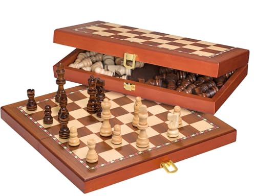 Philos 2712 - Schach, Schachspiel, Reiseschach, Feld 30 mm, Königshöhe 65 mm, magnetisch von Philos