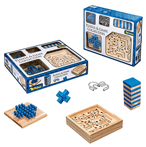 Philos 3090 - Puzzle & Game Collection, Spielesammlung, 5 in 1 von Philos