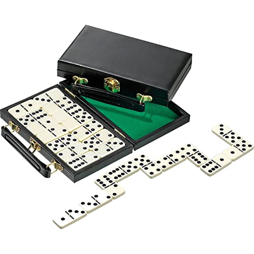 Philos 3600 - Domino, Doppel 6, in Kunststoffkoffer, Legespiel von Philos