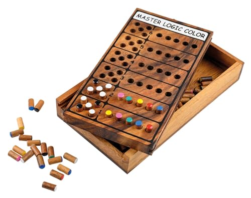Philos 6333 - Kodikas, Superhirn, Logikspiel, Denkspiel, Strategiespiel, Brettspiel aus Holz von Philos