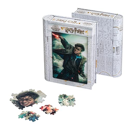 Philos 9040-3D Puzzle Harry Potter in hochwertiger Sammlerbox, 300 Teile, mit 3D Effekt, verschiedene Motive, Fanartikel von Philos