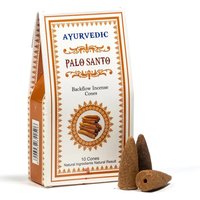 Ayurvedische Rückfluss-Räucherkegel "Palo Santo" für Wasserfall-Effekt, 10 Stück von Phoenix Import