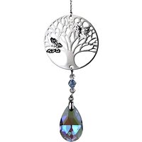 Baum des Lebens, Sonnenfänger mit Regenbogen-Kristall, Suncatcher 29cm von Phoenix Import