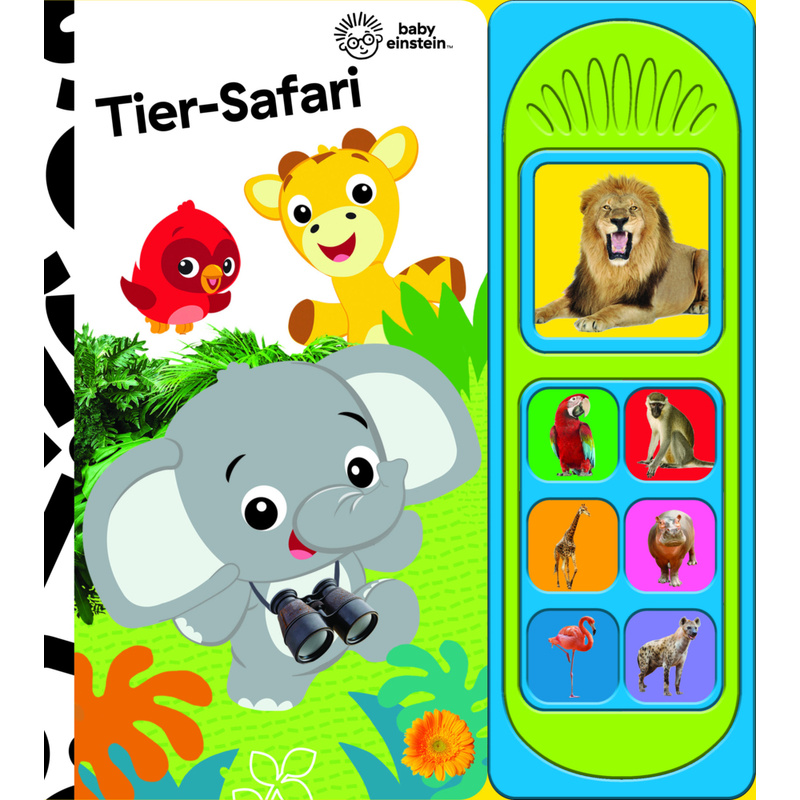Baby Einstein - Tier-Safari - Soundbuch - Pappbilderbuch mit 7 Tier-Geräuschen von Phoenix International Publications