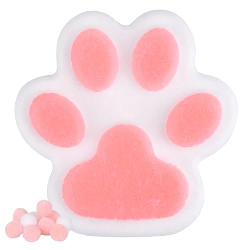 Silikon Cat Paw Squishy, Squishy Pfote, Große Größe Katzenpfoten Squishy, Taba Squishy, Süße Katzenpfoten Quetschspielzeuge, Fufu Squishy für Stressabbau, Squishy Big Cat Paw Silikon Squeeze Spielzeug von Piashow