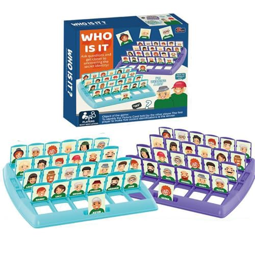 Piashow Wer ist es Spiel? Wer Bin ich Spiel Kinder ab 6, Family Erraten Spiele, Guess What Spiel, Originelles Geschenk für Weihnachten oder Neujahr von Piashow