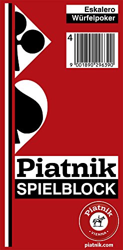 Piatnik 2963 - Eskalero - Yatzee Block 10er Packung von Piatnik