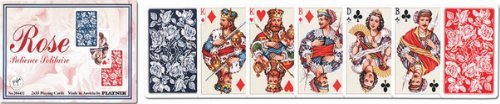 Piatnik Rose Patience (Solitaire) Playing Cards by Piatnik von Piatnik Vienna