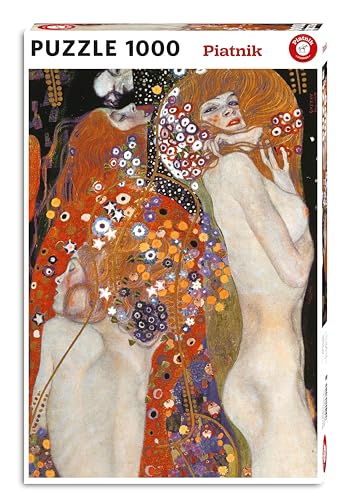 Piatnik 1000 Teile Puzzle Klimt - Wasserschlangen II von Piatnik