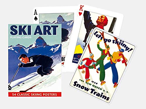 1497 - Piatnik Spielkarten - Ski Art von Piatnik