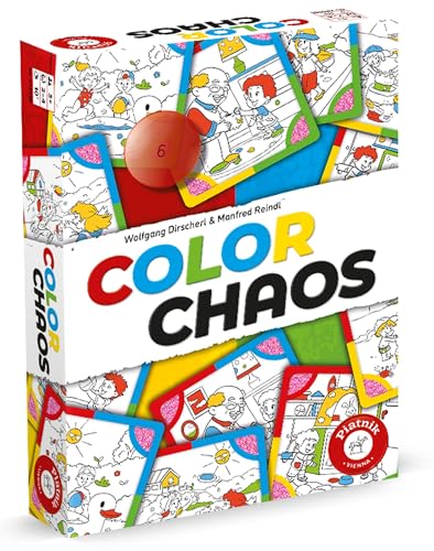 Color Chaos - ein schnelles und farbenfrohes Reaktionsspiel von Piatnik