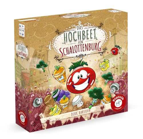 Das Hochbeet von Schalottenburg - Gerangel im Gemüsebeet! Ein spannendes Plättchen Legespiel. von Piatnik