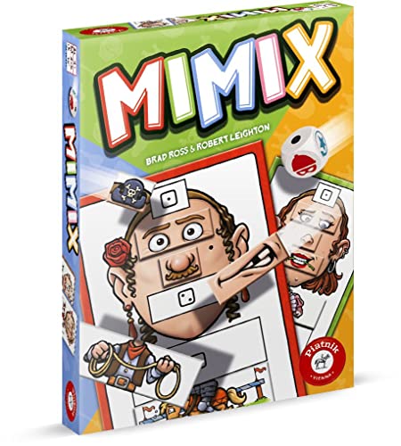 Piatnik 6676 Mimix | Von Kopf bis Fuß Riesenspaß | Kinderspiel | Familienspiel | Ab 4 Jahren | 2-6 Spieler, Weiß von Piatnik