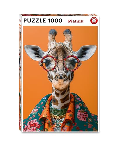 Piatnik 1000 Teile Puzzle Crazy Giraffe von Piatnik