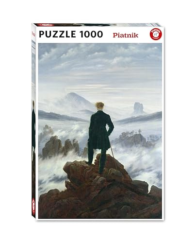 Piatnik 1000 Teile Puzzle Friedrich - Wanderer über dem Nebelmeer von Piatnik