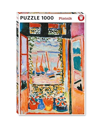 Piatnik 1000 Teile Puzzle Matisse - Offenes Fenster in Collioure von Piatnik