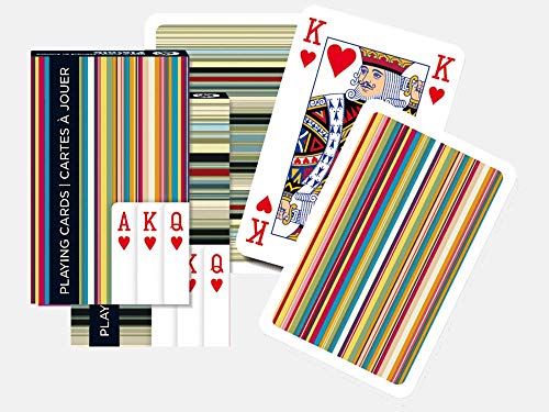 Piatnik 1611 - Spielkarten Stripes - Singledeck von Piatnik