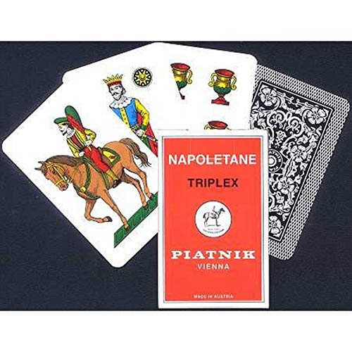 Piatnik 1950 - Kartenspiel "Napoletane", 40 Blatt, Weiß von Piatnik