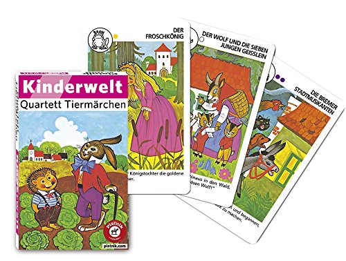 Piatnik 4212 - Quartett Kinderwelt - Tiermärchen von Piatnik